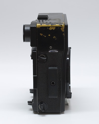 Mamiya Super 23 - boční pohled